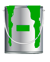 peinture verte